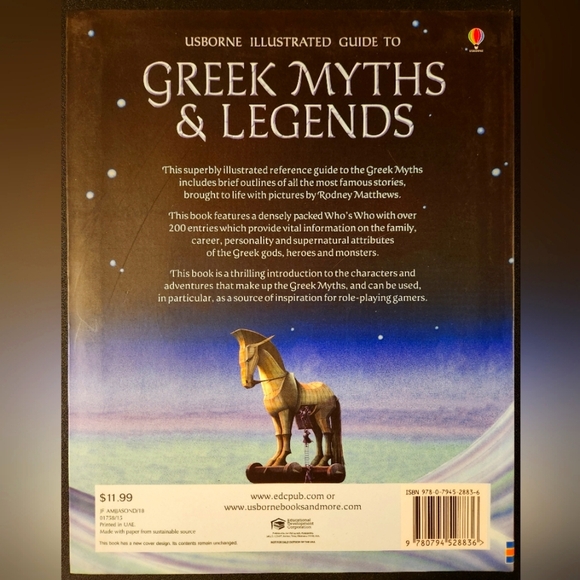 Usborne Greek Myths & Legends - Picture 2 of 2